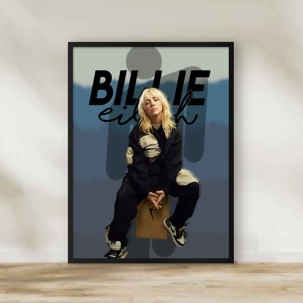 Billie Eilish 9 Frame – music wall art | برواز بيلي أيليش 9