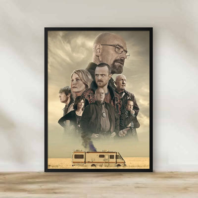 Breaking Bad 1 Frame – movie poster wall art | برواز بريكنج باد 1