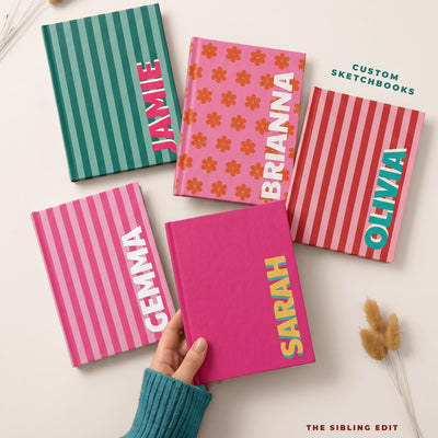 Personalized Retro Sketchbook – by Cairo Heaven | سكتش بوك ريترو باسمك