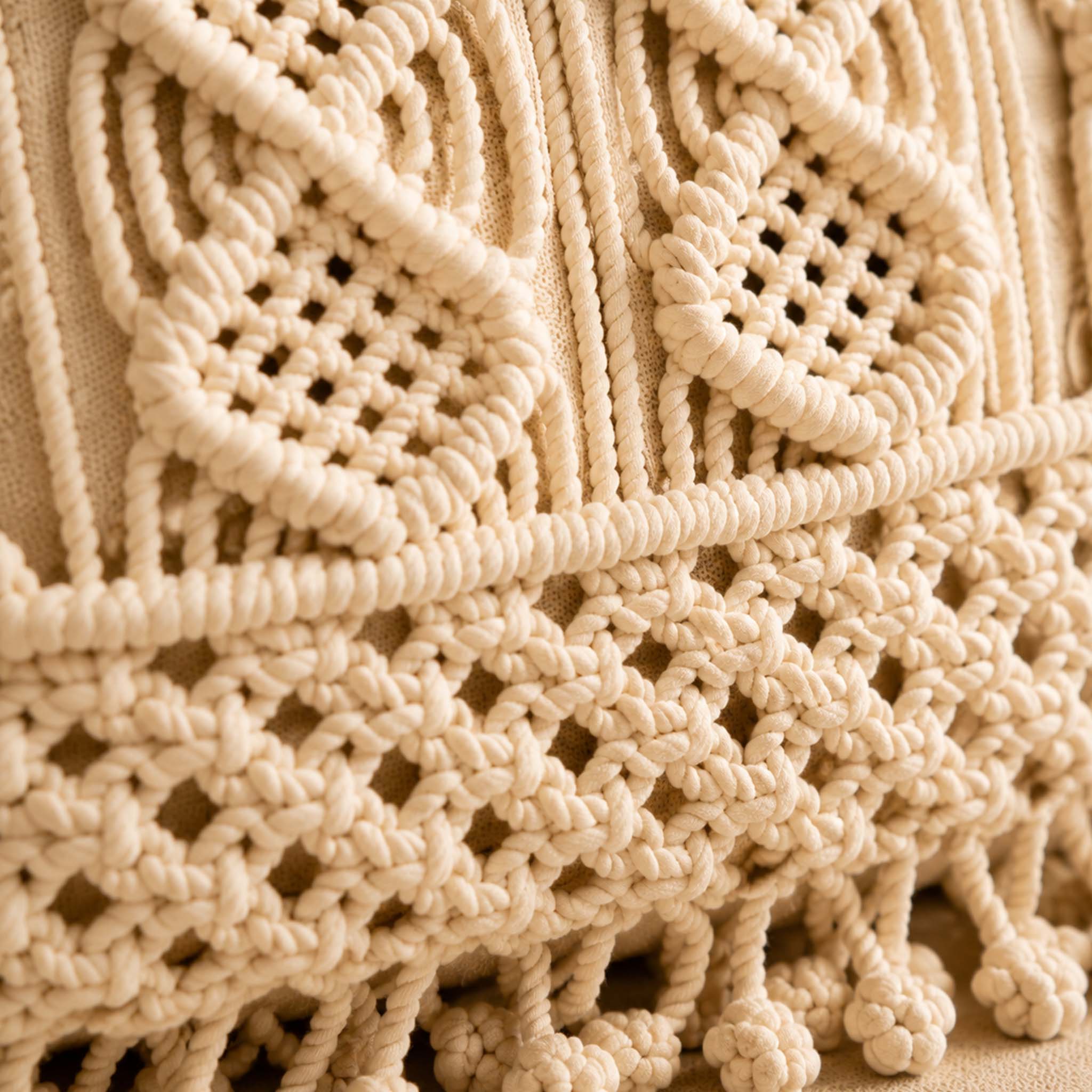 Dalal — Macramé Cushion Cover