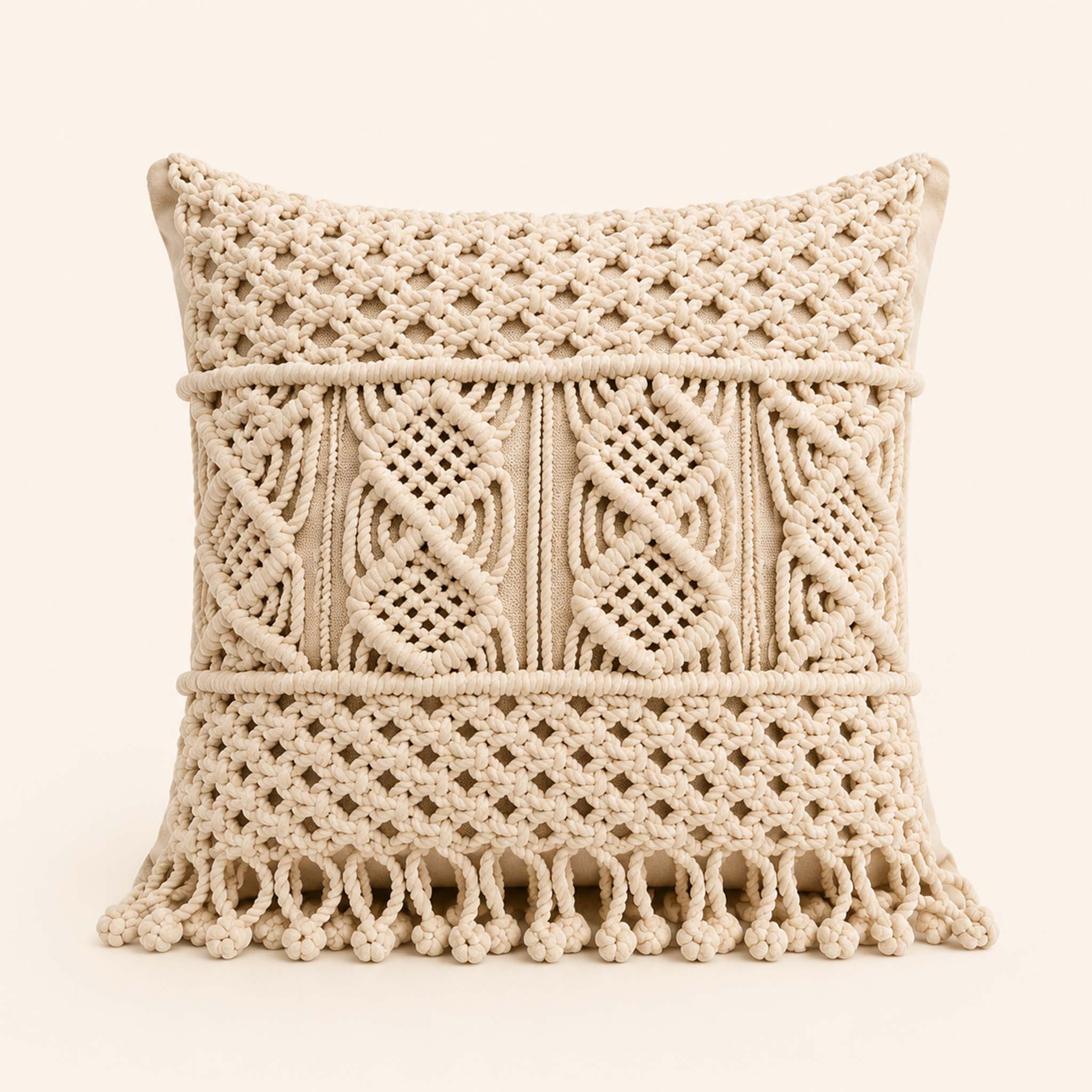 Dalal — Macramé Cushion Cover