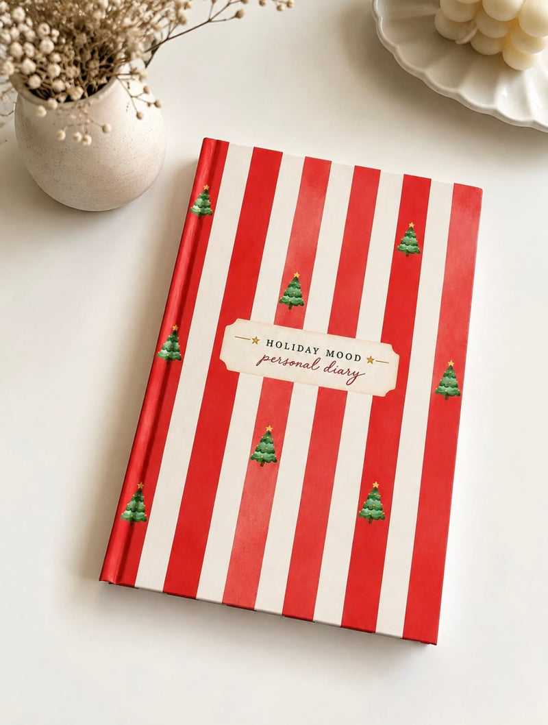 Holiday Stripes Diary – by Cairo Heaven | نوت بوك هوليداي المخطط