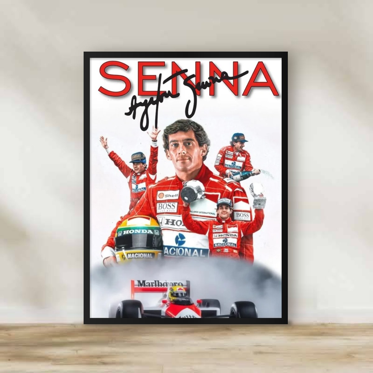 F1 Senna Frame – Formula 1 wall art | برواز سينا F1