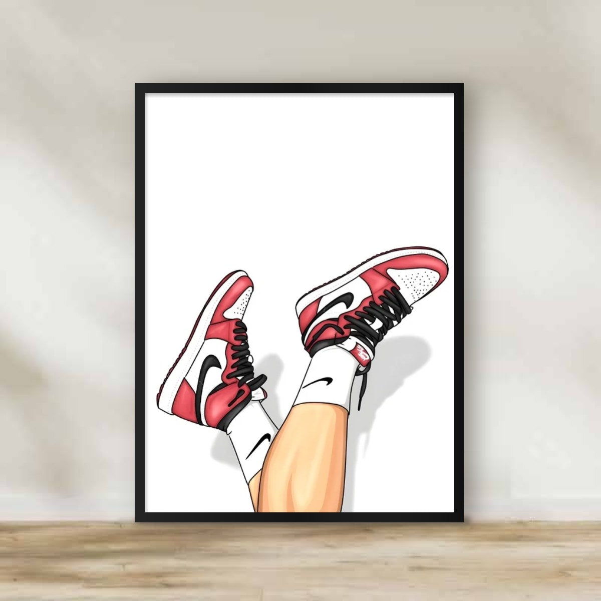 Fancy Frame 12 – black and white wall art | برواز أبيض وأسود 12