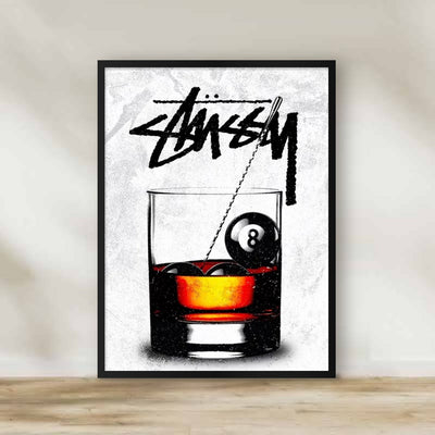 Fancy Frame 18 – black and white wall art | برواز أبيض وأسود 18