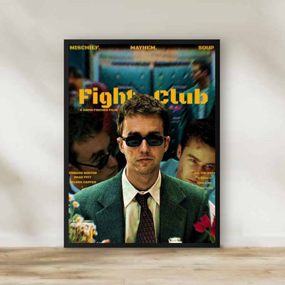 Fight Club 2 Frame – movie poster wall art | برواز فايت كلوب 2