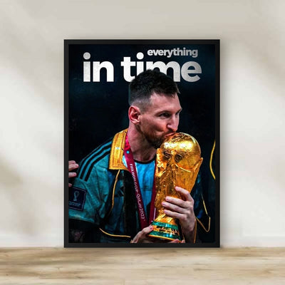Lionel Messi 3 Frame – football wall art | برواز ليونيل ميسي 3