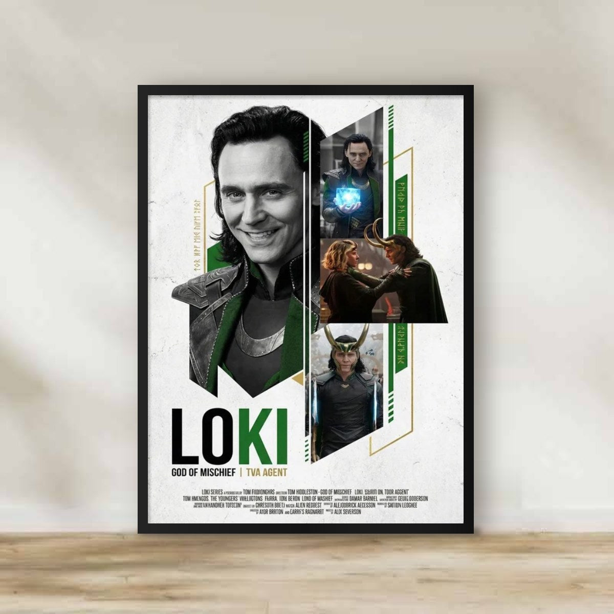 Loki Frame – movie poster wall art | برواز لوكي