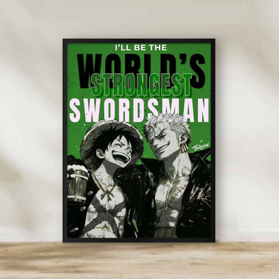 Luffy Frame – anime wall art | برواز لوفي