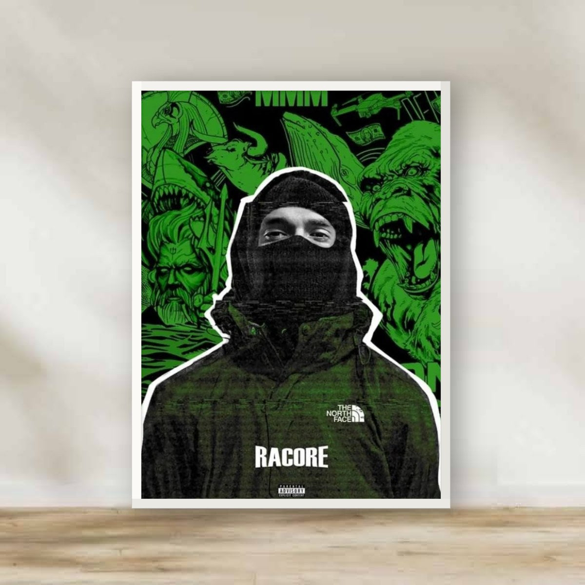 Marwan Pablo White Frame – music wall art | برواز أبيض مروان بابلو