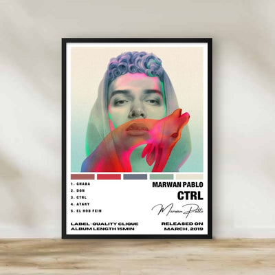 Marwan Pablo 2 Frame – music wall art | برواز مروان بابلو 2