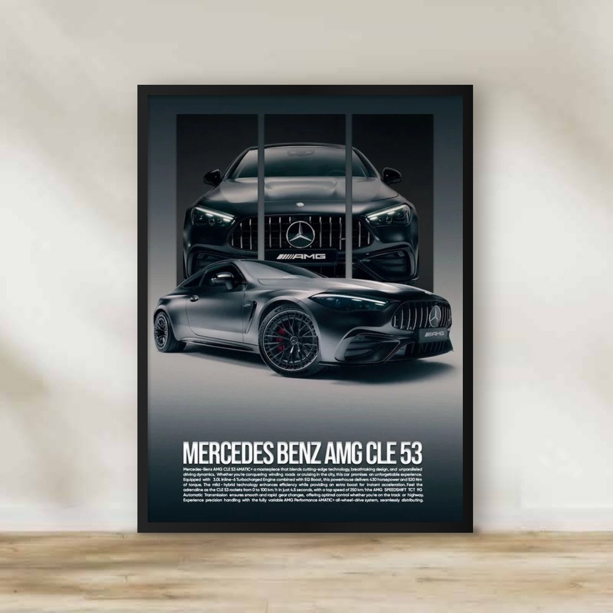 Mercedes Frame 1 – car wall art | برواز مرسيدس 1