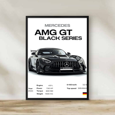 Mercedes Frame 5 – car wall art | برواز مرسيدس 5