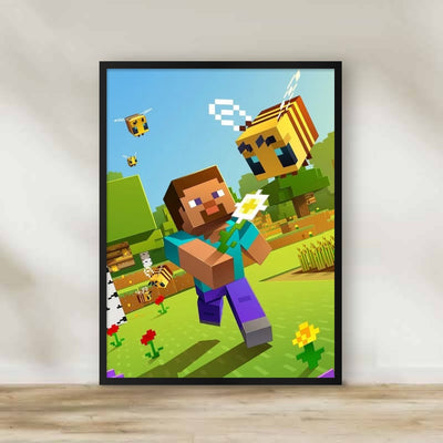 Minecraft Frame – gaming wall art | برواز ماينكرافت
