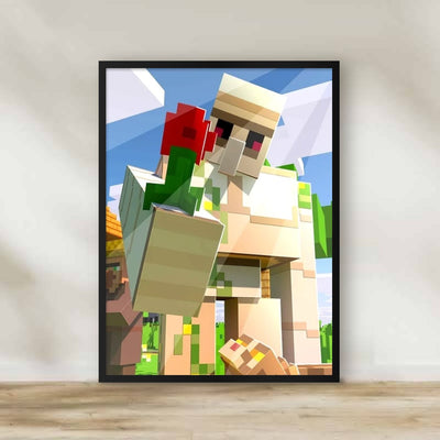 Mine Craft 1 Frame – gaming wall art | برواز ماينكرافت 1