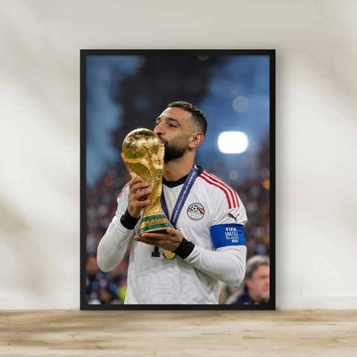 MO Salah 4 Frame – football wall art | برواز محمد صلاح 4