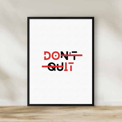Motivation 4 Frame – motivational quote wall art | برواز تحفيزي 4