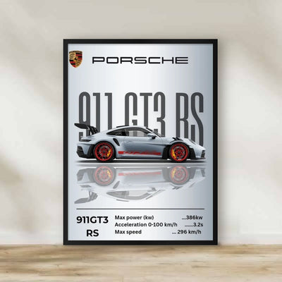 Porsche Frame 2 – car wall art | برواز بورشه 2