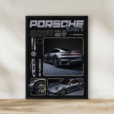Porsche Frame 6 – car wall art | برواز بورشه 6