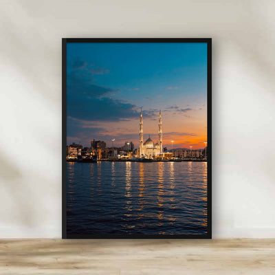 Port Fouad Sunset Frame – photography wall art | برواز غروب بورفؤاد