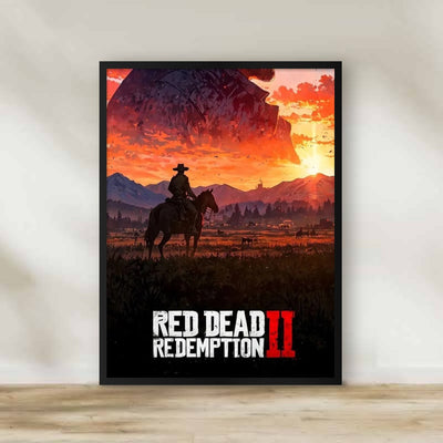 Red Dead Frame – gaming wall art | برواز ريد ديد