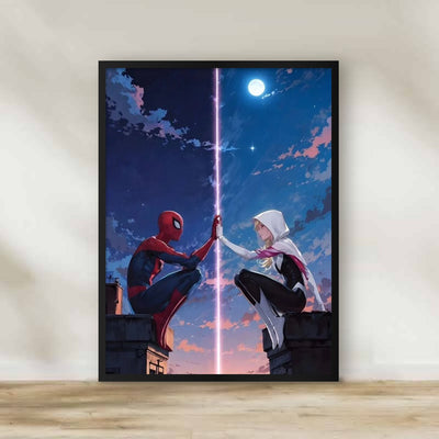 Spider Men 7 Frame – movie poster wall art | برواز سبايدر مان 7