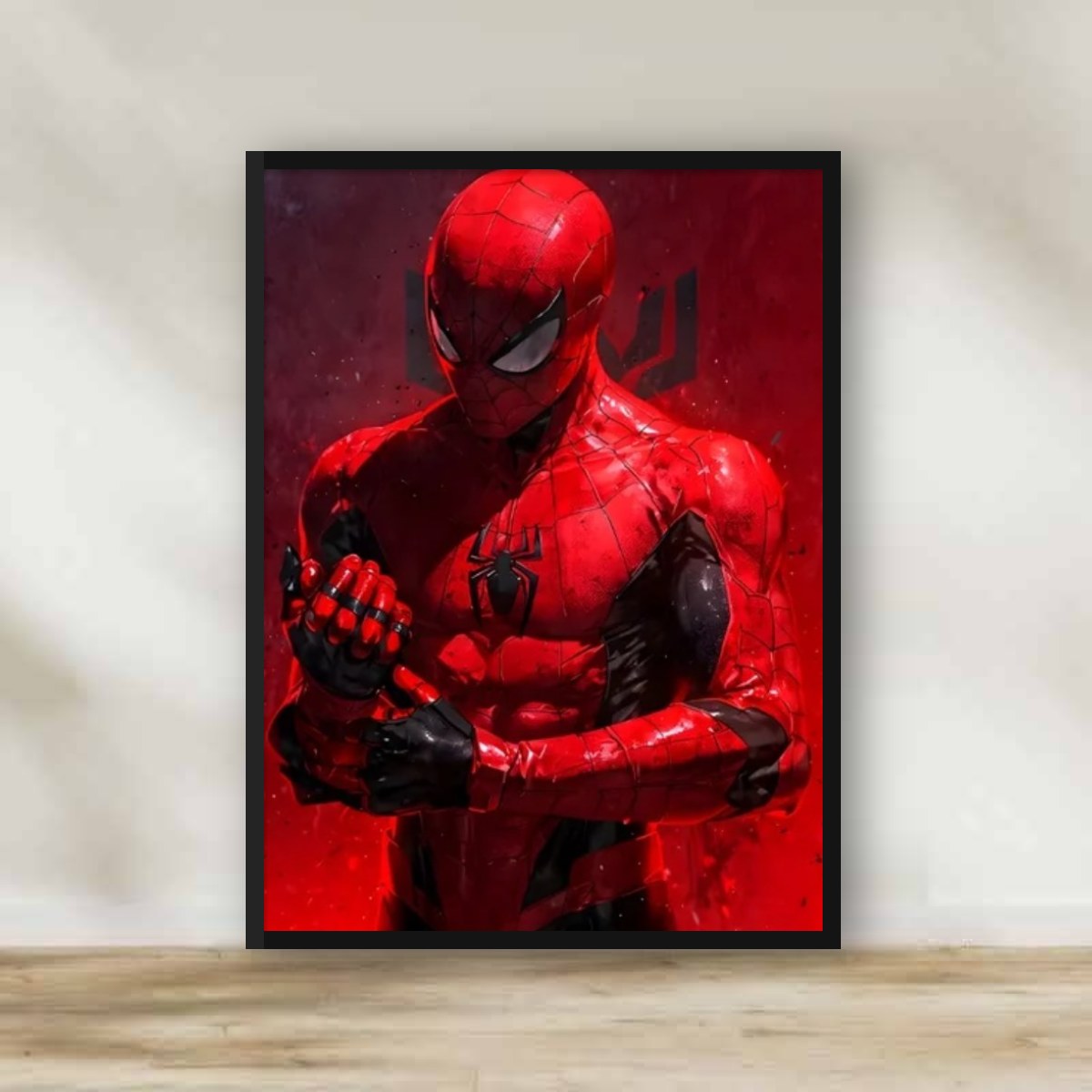 Spider-Man Wooden Wall Art – movie poster wall art | لوحة خشبية - سبايدر مان