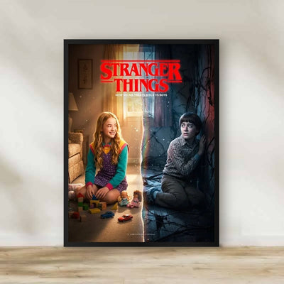 Stranger Things 2 Frame – movie poster wall art | برواز سترينجر ثينجز 2