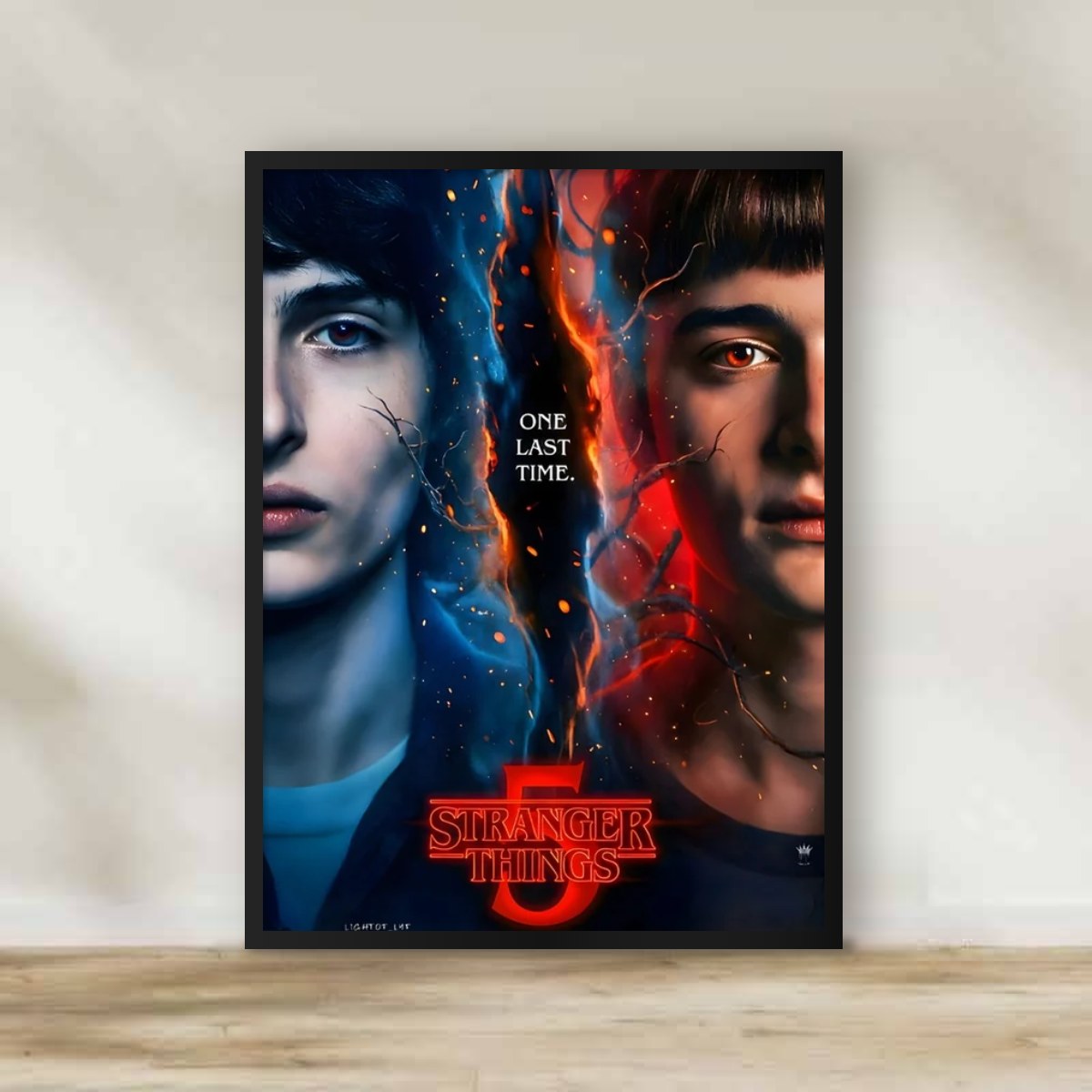 Stranger Things 4 Frame – movie poster wall art | برواز سترينجر ثينجز 4