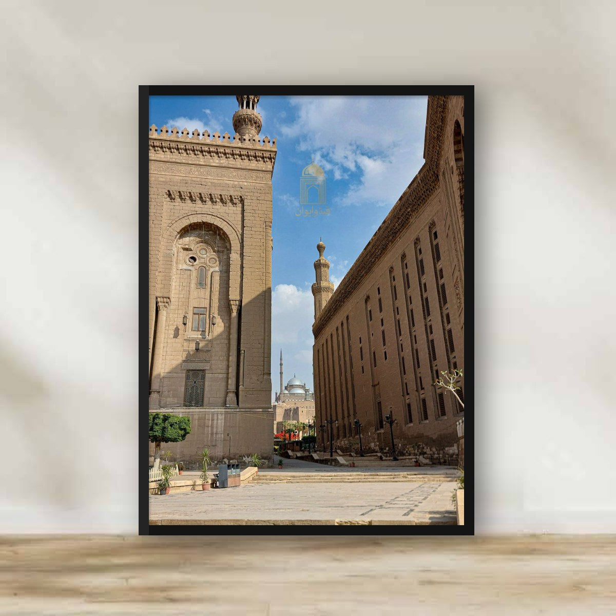 Sultan Hassan Mosque Frame – Islamic architecture photography wall art | برواز مسجد السلطان حسن