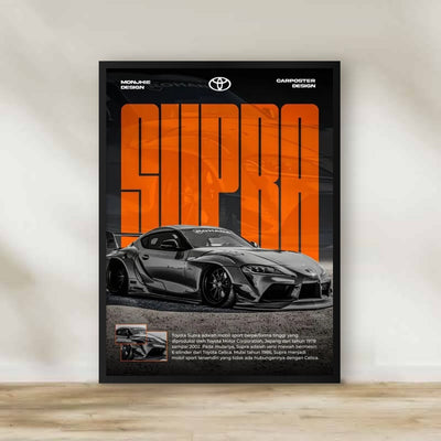 Supra Frame – car wall art | برواز سوبرا