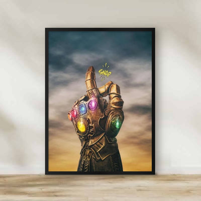 Thanos Frame – movie poster wall art | برواز ثانوس