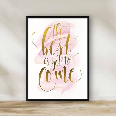 The best is yet to come Frame – gallery wall frame set | برواز The best is yet to come