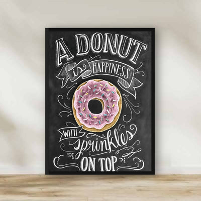 The Donut Frame – kitchen wall art | برواز الدونات