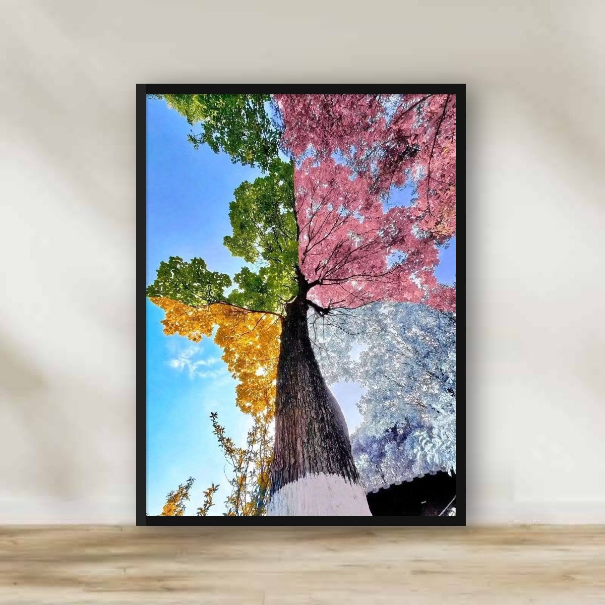 Two Trees Verse Frame – Quran verse photography wall art | برواز «يُسقى بماء واحد»
