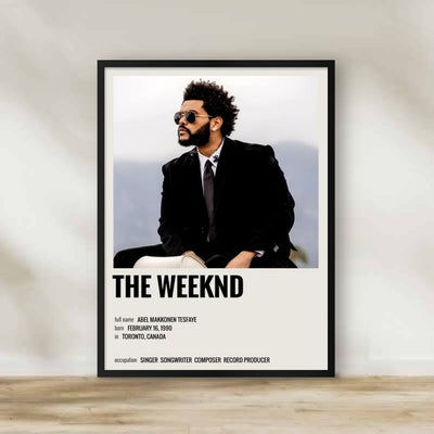 Week End 1 Frame – music wall art | برواز ذا ويكند 1
