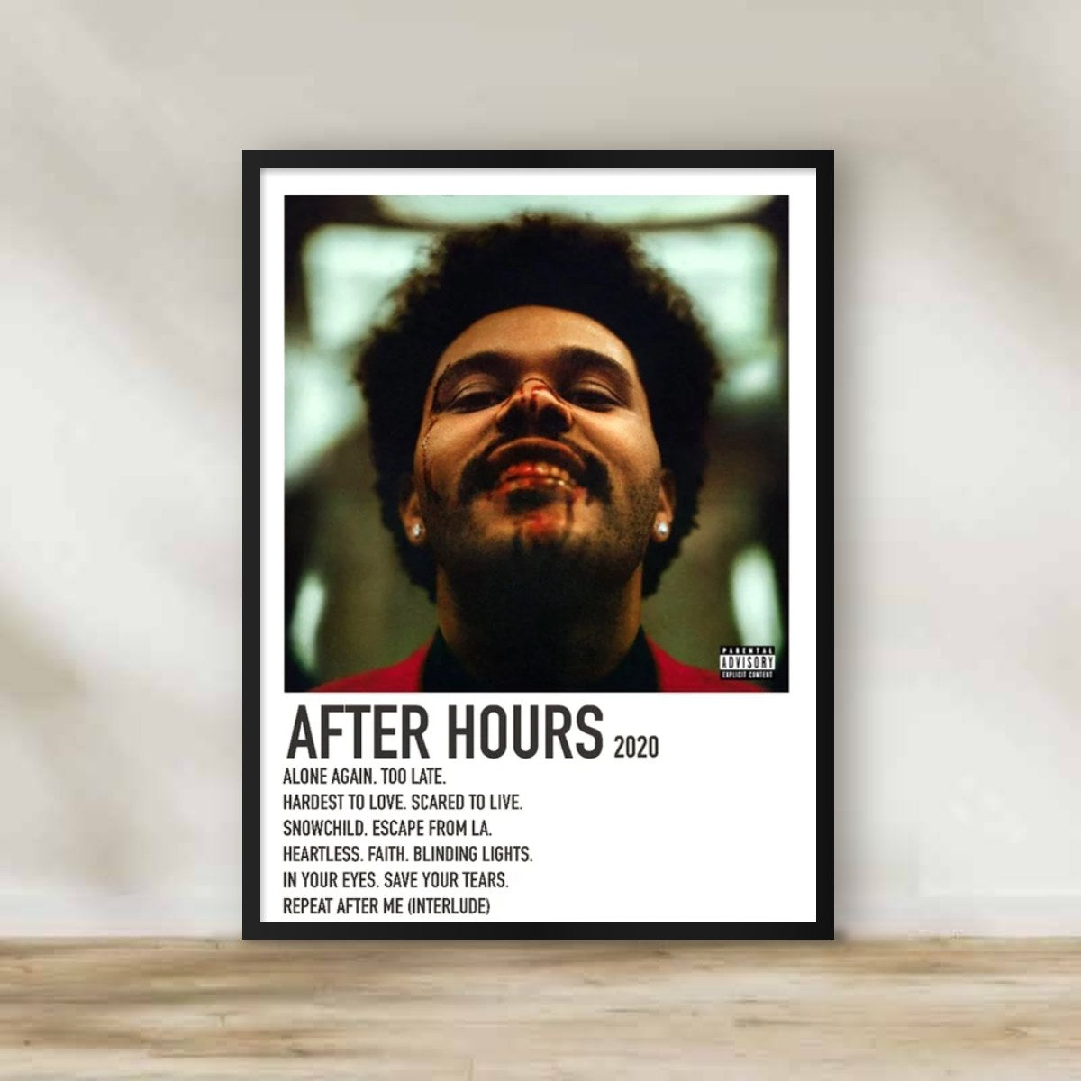 Week End 4 Frame – music wall art | برواز ذا ويكند 4