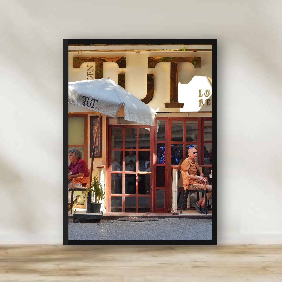 Zamalek Streets Frame – photography wall art | برواز شوارع الزمالك