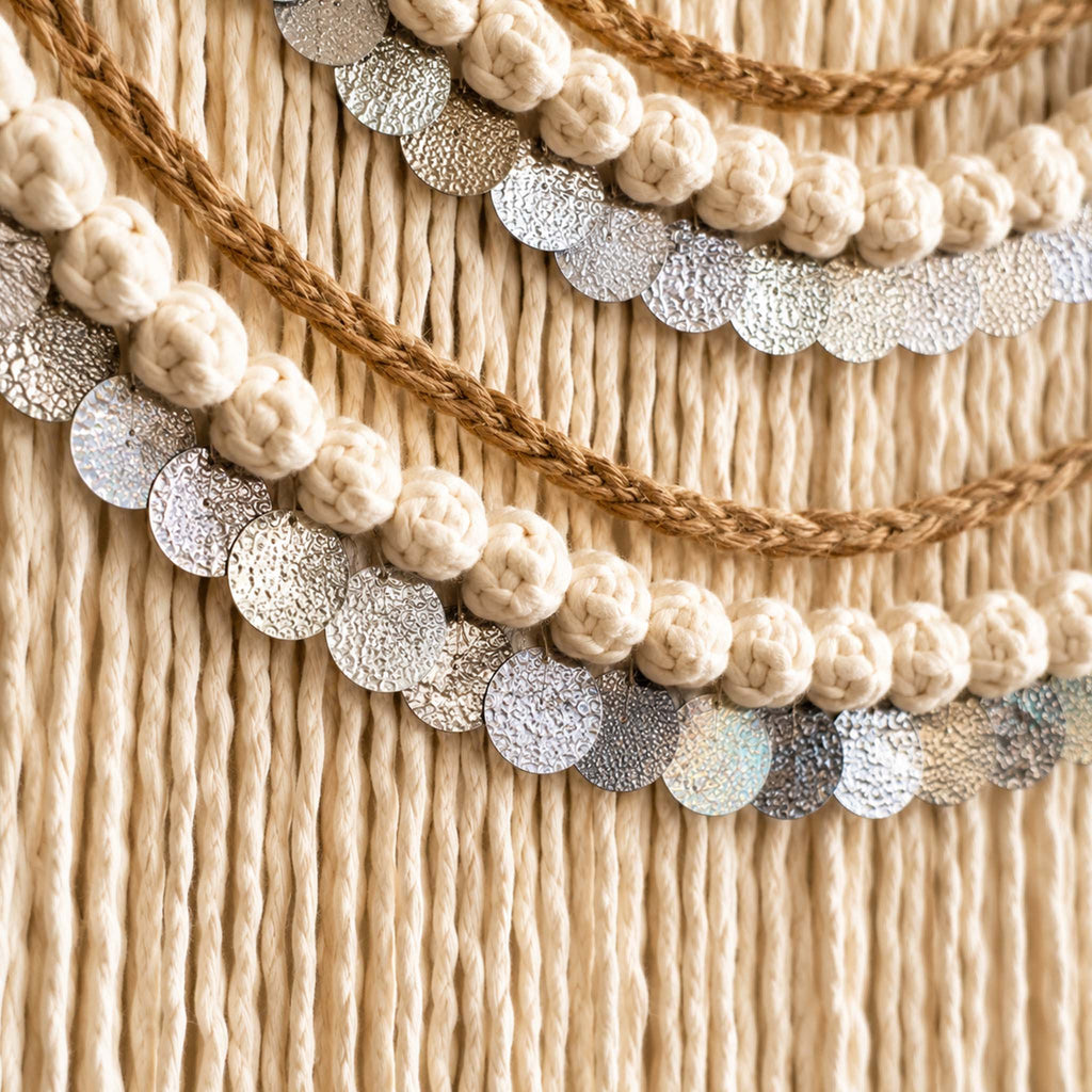 Zeina — Coin Macramé Wall Hanging