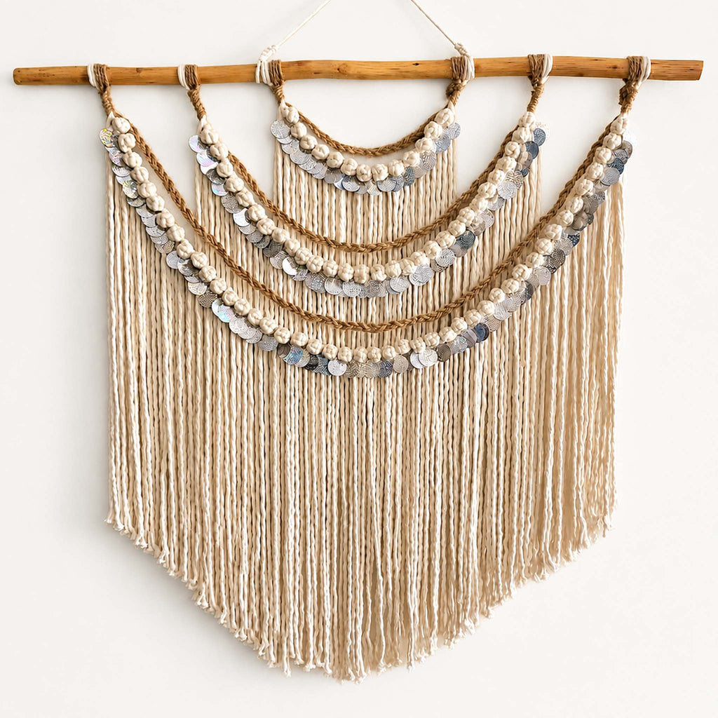 Zeina — Coin Macramé Wall Hanging
